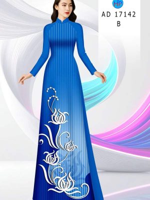 Vải Áo Dài Hoa In 3D AD 17142 25 1790388518 592 vai ao dai hoa in 3d ad 17142