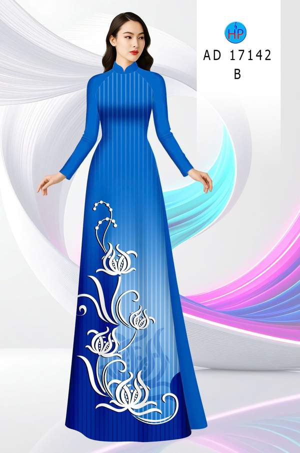 Vải Áo Dài Hoa In 3D AD 17142 8 1790388518 592 vai ao dai hoa in 3d ad 17142