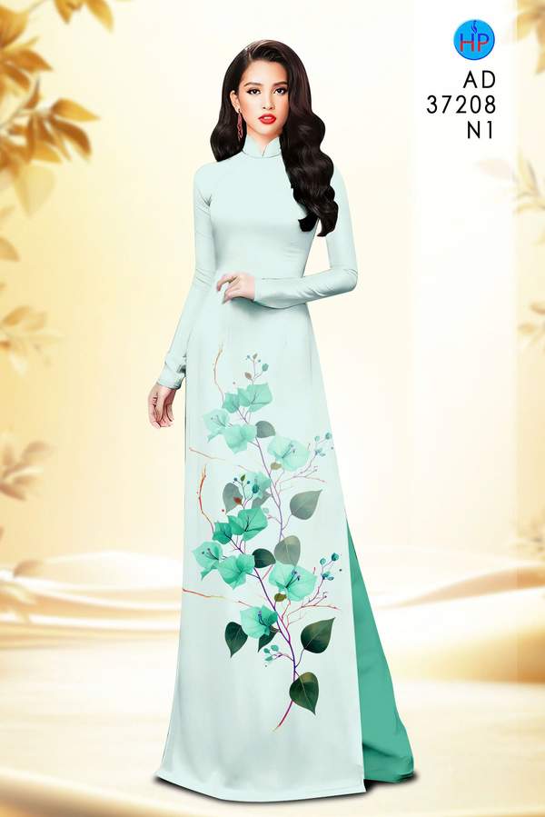 Vải Áo Dài Hoa In 3D AD 37208 5 1790388962 691 vai ao dai hoa in 3d ad 37208