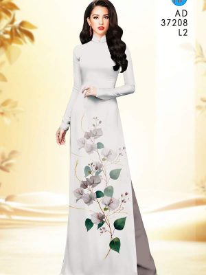Vải Áo Dài Hoa In 3D AD 37208 30 1790388964 331 vai ao dai hoa in 3d ad 37208
