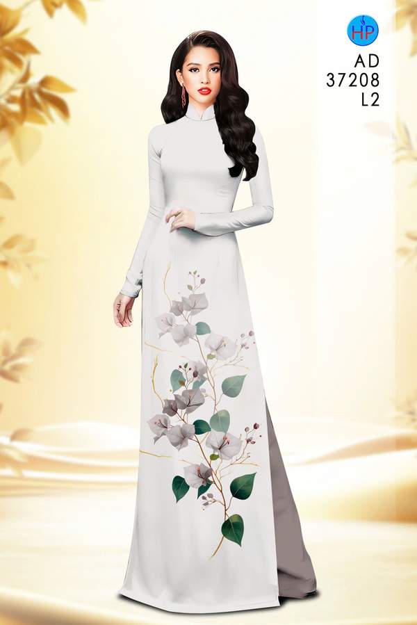 Vải Áo Dài Hoa In 3D AD 37208 13 1790388964 331 vai ao dai hoa in 3d ad 37208