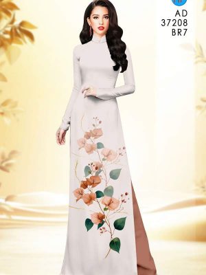 Vải Áo Dài Hoa In 3D AD 37208 35 1790388965 139 vai ao dai hoa in 3d ad 37208
