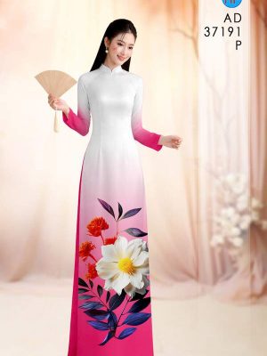 Vải Áo Dài Hoa Cúc AD 37191 17 vai ao dai hoa cuc ad 37191
