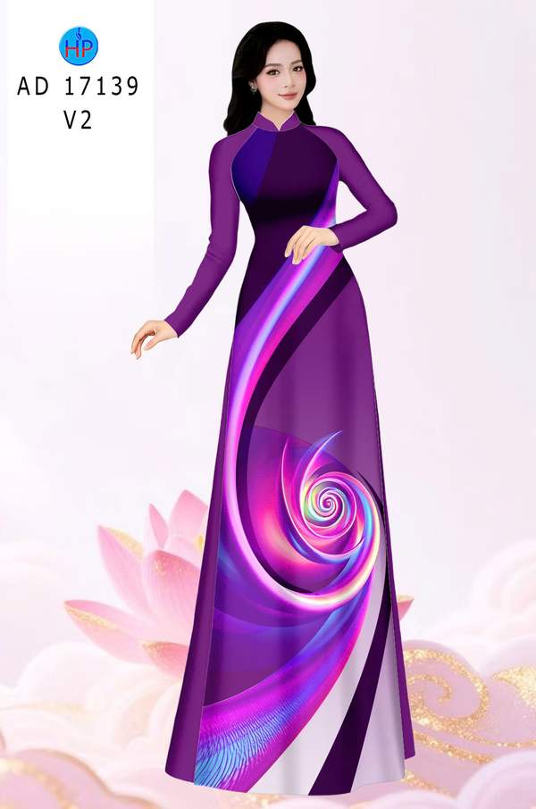 Vải Áo Dài Hoa Văn AD 17139 1 vai ao dai hoa van ad 17139
